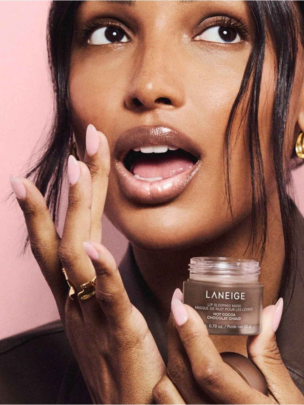LANEIGE Lip Sleeping Mask HOT COCOA w/Applicator F/S 0.70 Oz. NEW IN BOX! - Picture 3 of 15
